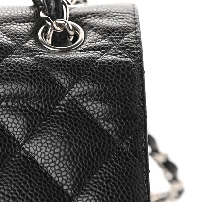 Chanel Caviar Quilted Jumbo Double Flap Black 13 of 15