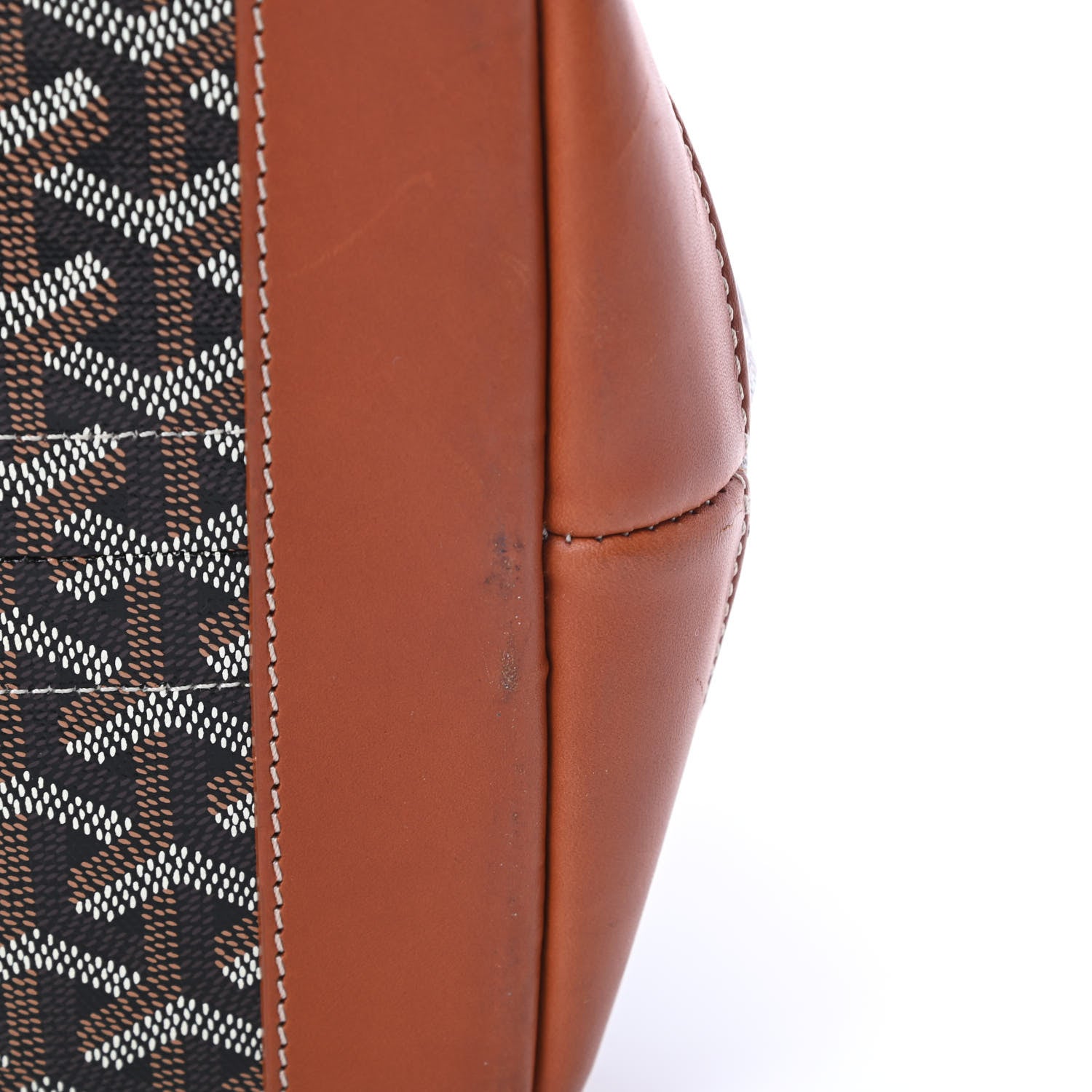 Goyard Goyardine Bellechasse GM Tote Black Gold 16 of 17