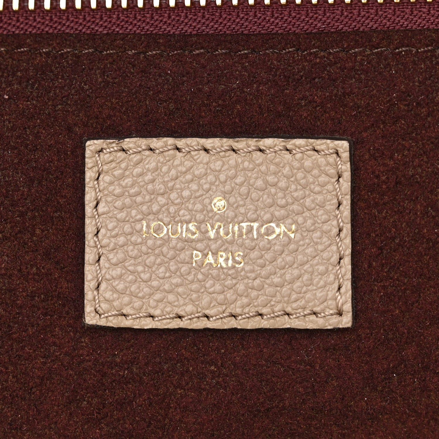 Louis Vuitton Empreinte Monogram Giant Neverfull MM Tourterelle 8 of 13