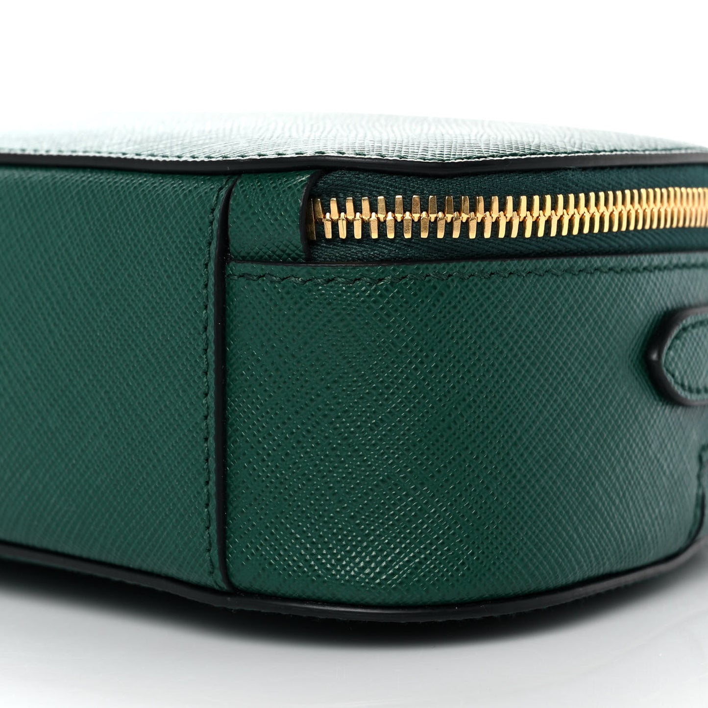 Saffiano Lux Odette Crossbody Green