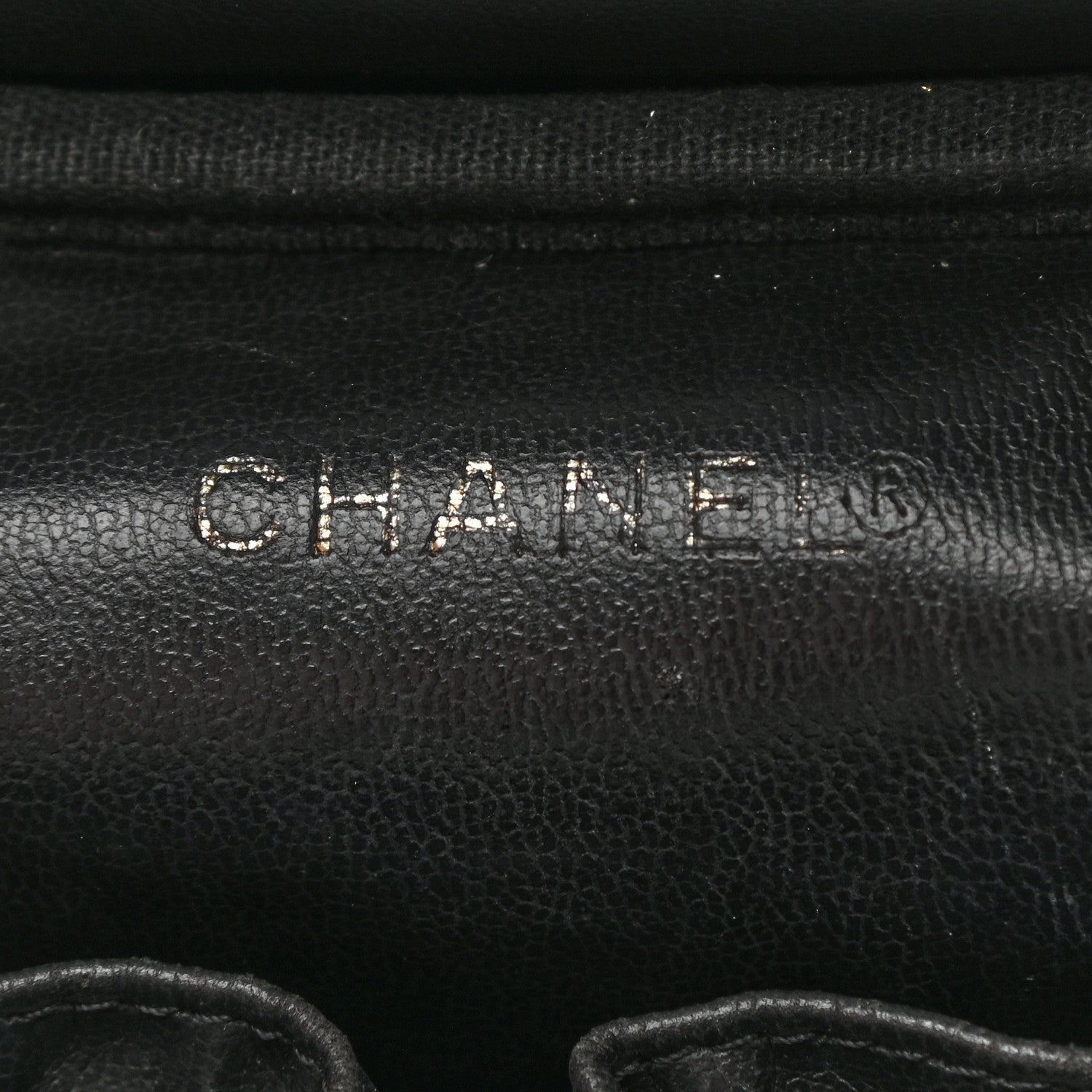 Chanel Caviar Vanity Cosmetic Case Black 6 of 14