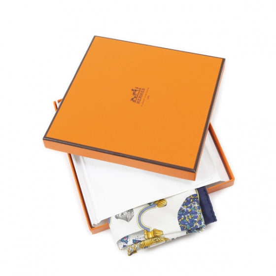 Silk Quimporte Le Flacon Pocket Square Scarf