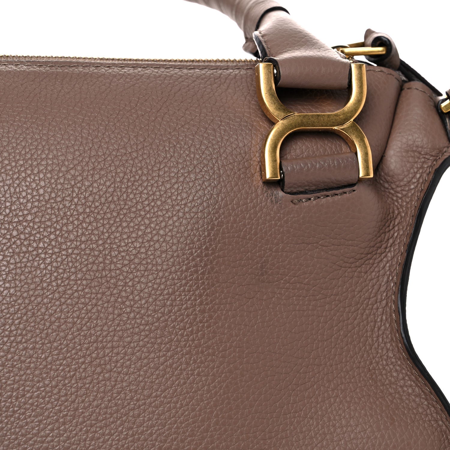 Chloe Calfskin Medium Marcie Satchel Desert Taupe 15 of 19