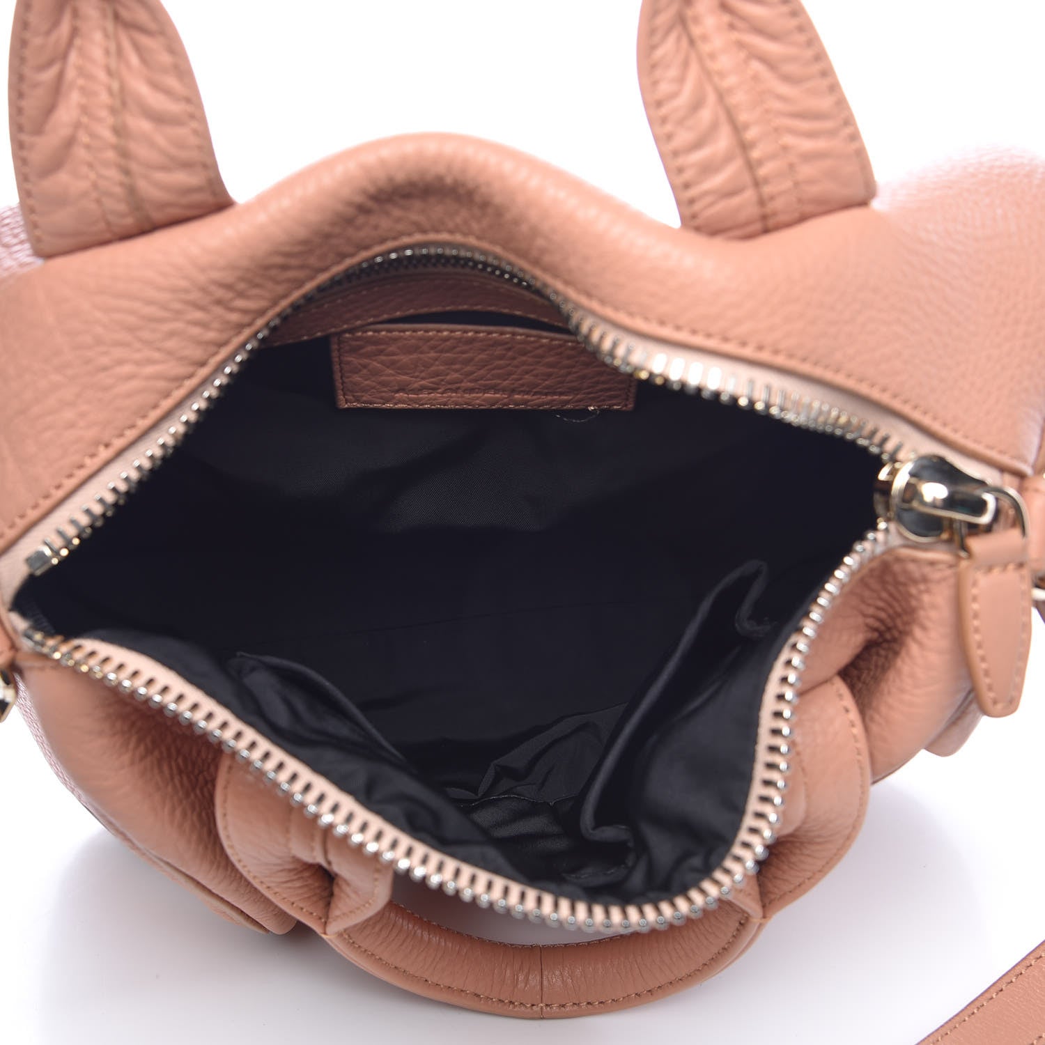 Alexander Wang Soft Pebbled Lambskin Rocco Tan Pale Gold Hardware 5 of 11