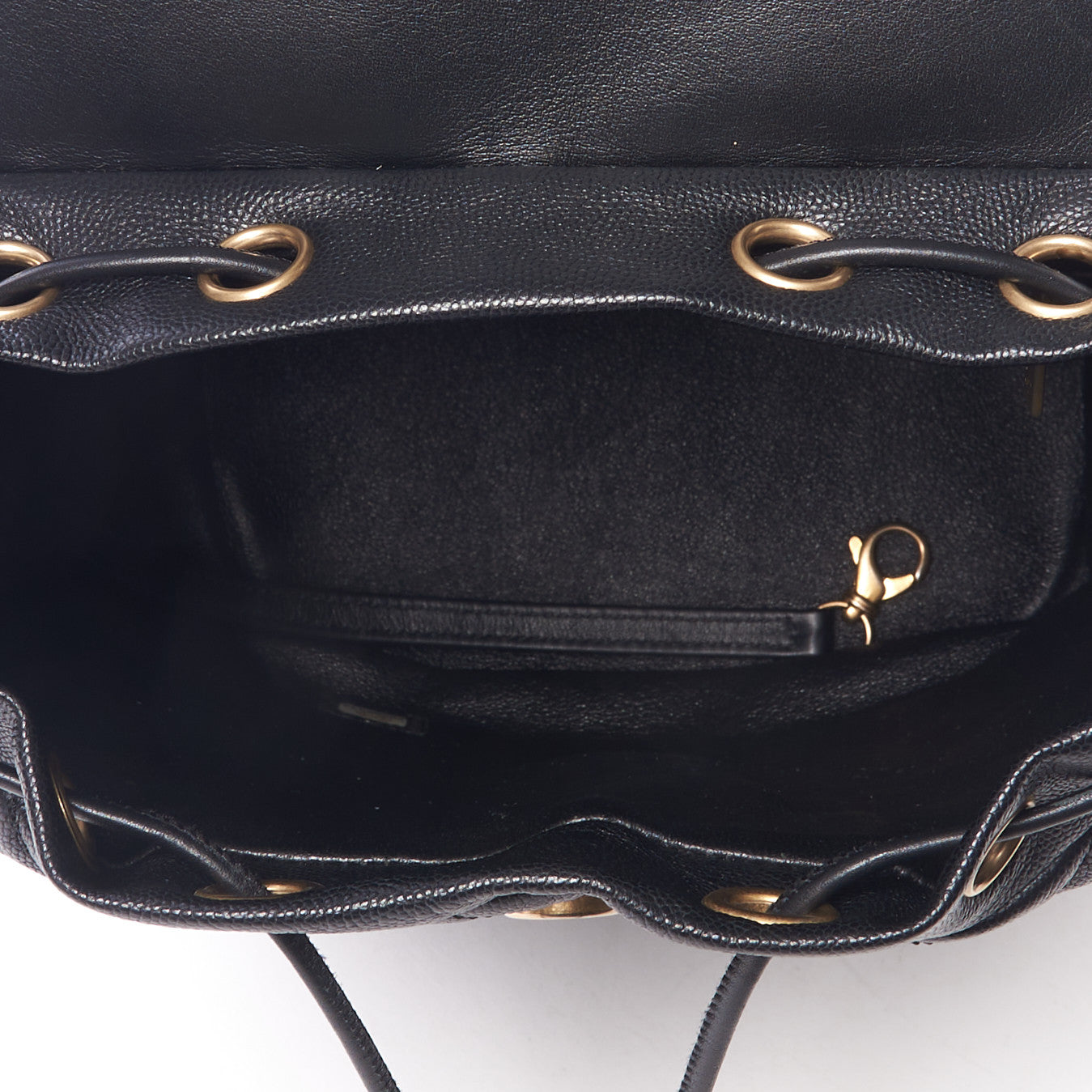 Chanel Caviar Quilted Filigree Backpack Black 7 of 10