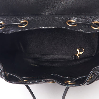 Chanel Caviar Quilted Filigree Backpack Black 7 of 10