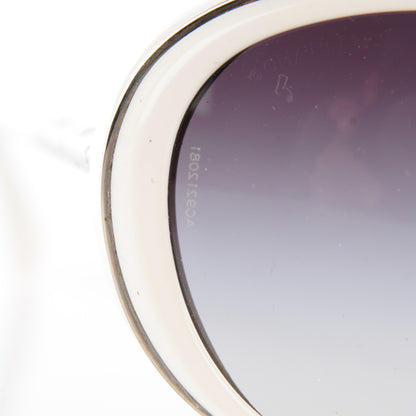 Chanel CC Sunglasses 6037 White 4 of 8