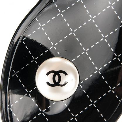 Chanel PVC CC Pearl Thong Sandals 36 Black 7 of 8