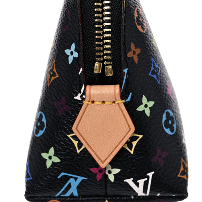 Louis Vuitton Monogram Multicolor Cosmetic Pouch Black Grenade 8 of 10