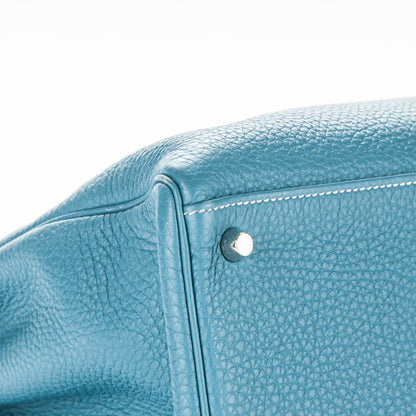 Hermes Togo Kelly Retourne 32 Blue Jean 30 of 30