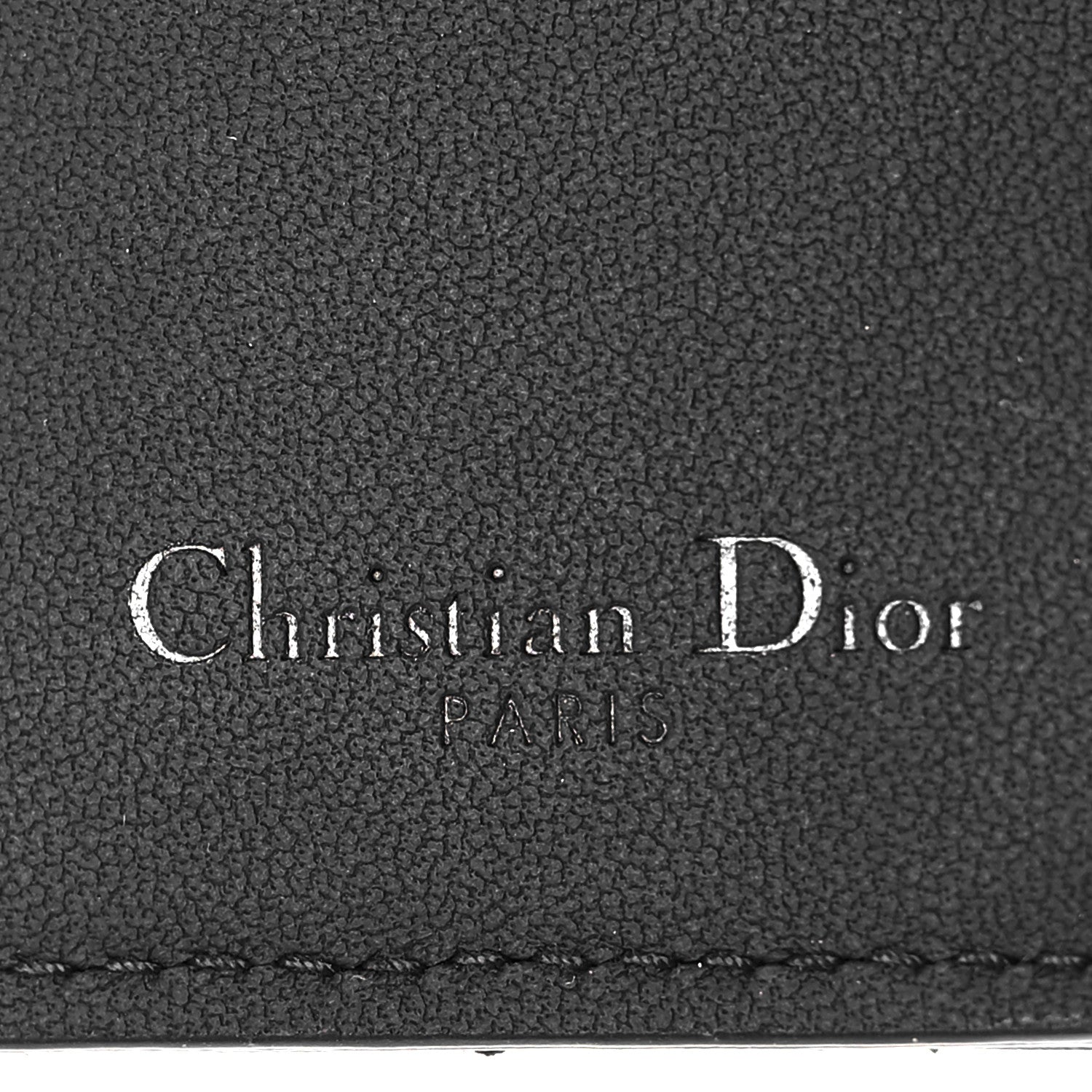 Christian Dior Ultra Matte Calfskin Small Lady Dior Flap Card Holder Black 6 of 9