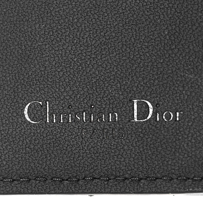 Christian Dior Ultra Matte Calfskin Small Lady Dior Flap Card Holder Black 6 of 9