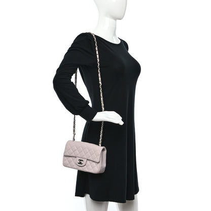 Chanel Lambskin Quilted Mini Rectangular Flap Light Purple 2 of 12