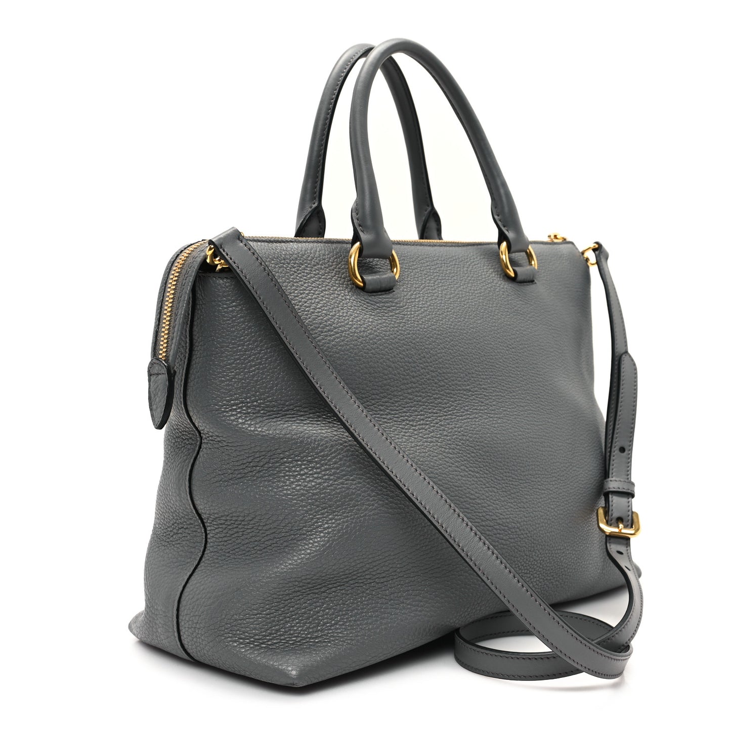 Vitello Daino Satchel Marmo