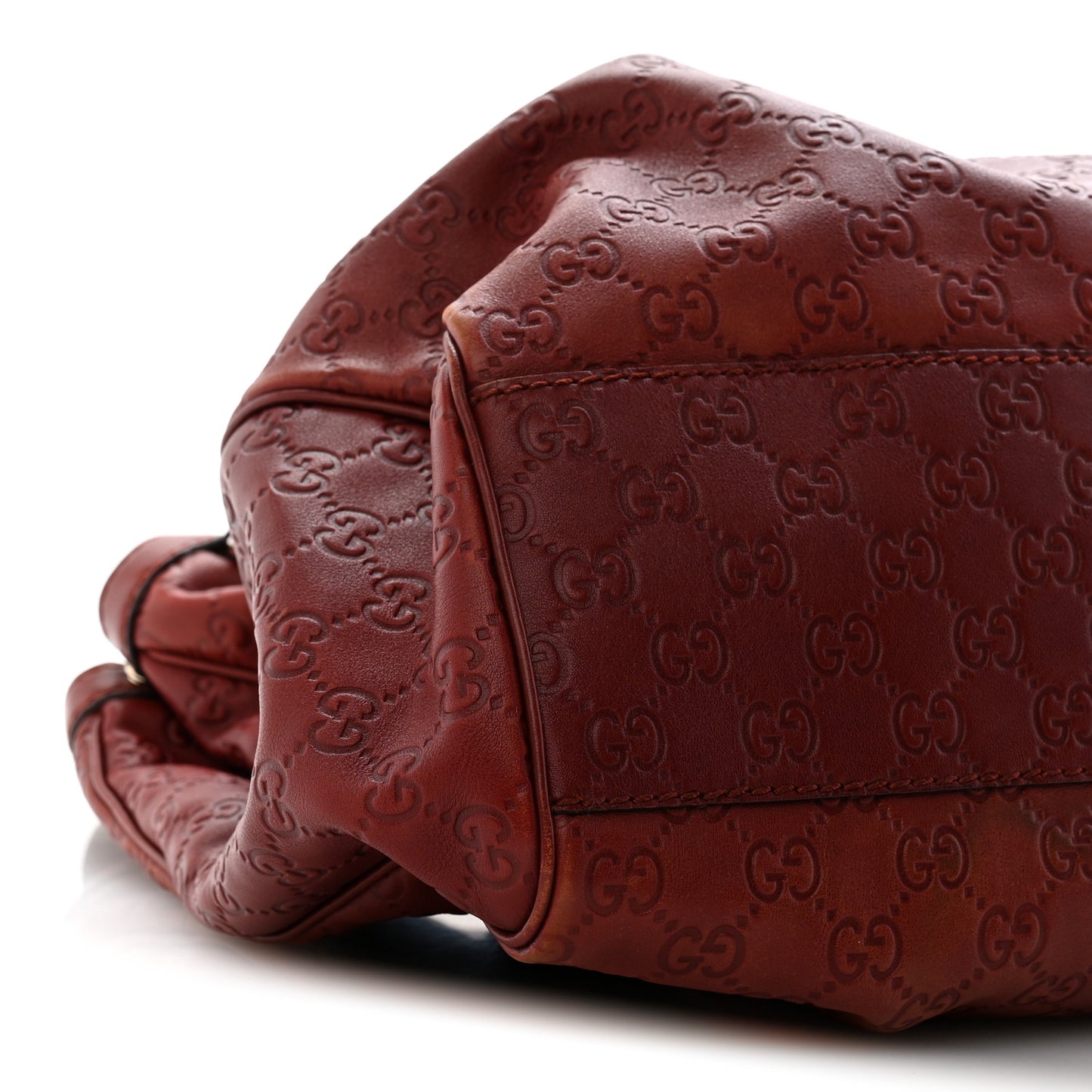 Guccissima Large Sukey Tote Red