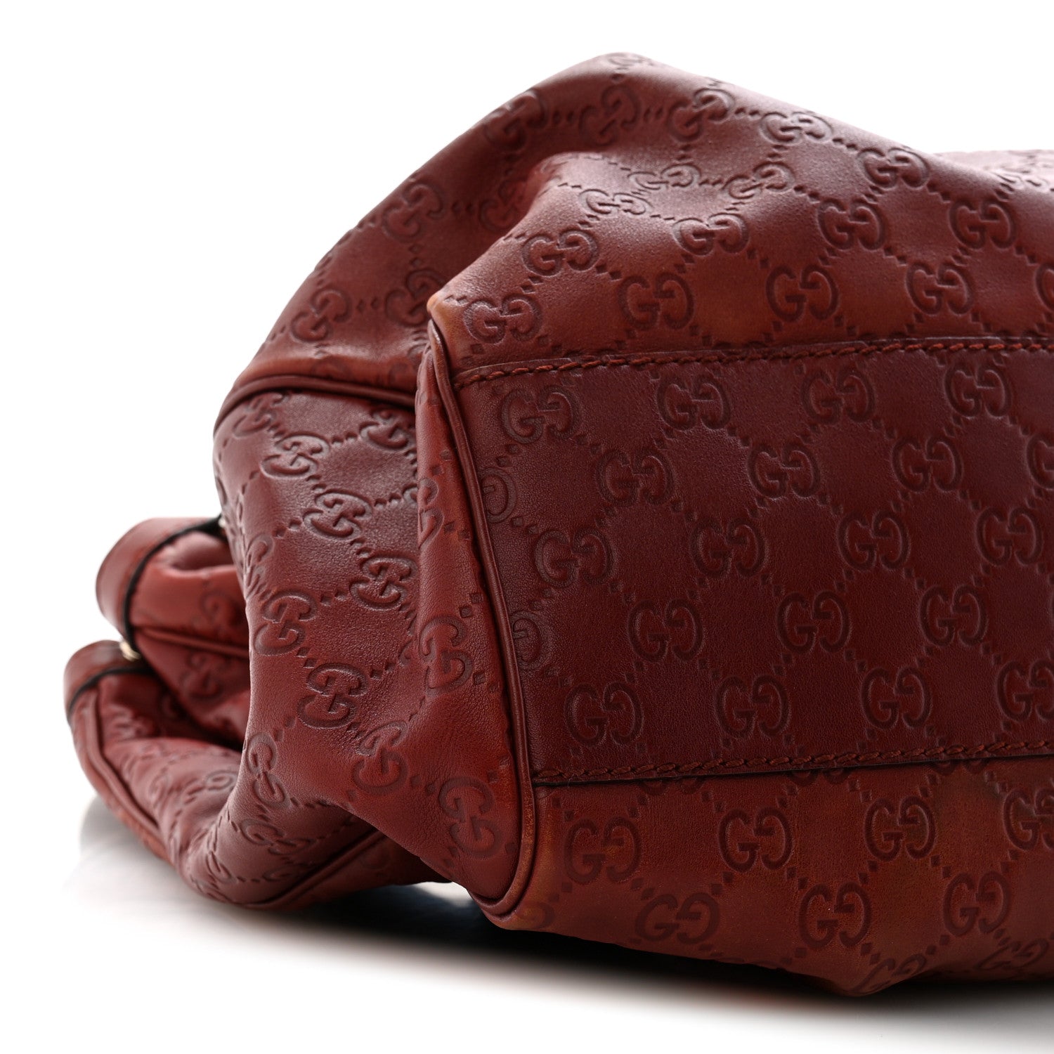 Gucci Guccissima Large Sukey Tote Red 9 of 12