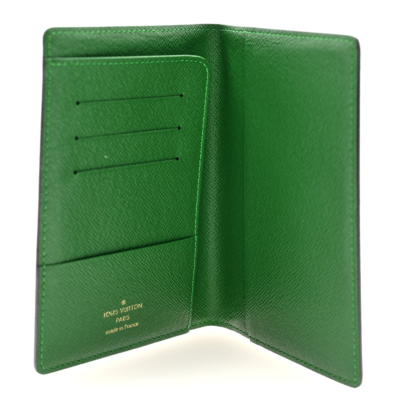 Monogram My LV Heritage Passport Cover Blue Green