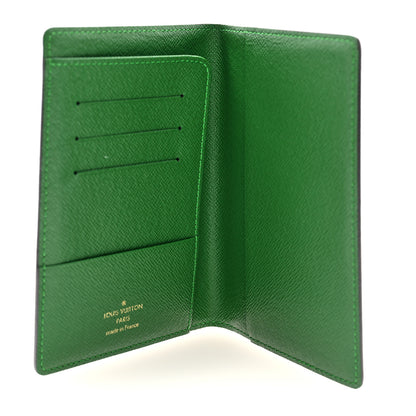 Louis Vuitton Monogram My LV Heritage Passport Cover Blue Green 5 of 6