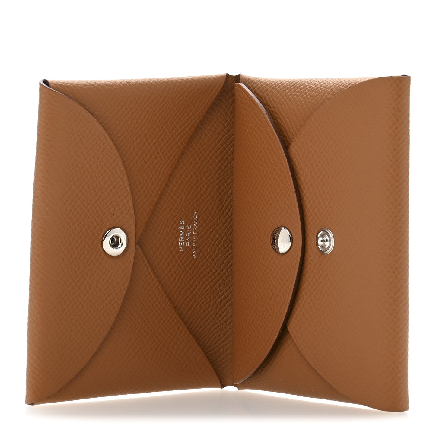 Epsom Calvi Duo Card Case Gold