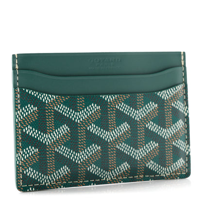 Goyard Goyardine Saint Sulpice Card Holder Green 3 of 7