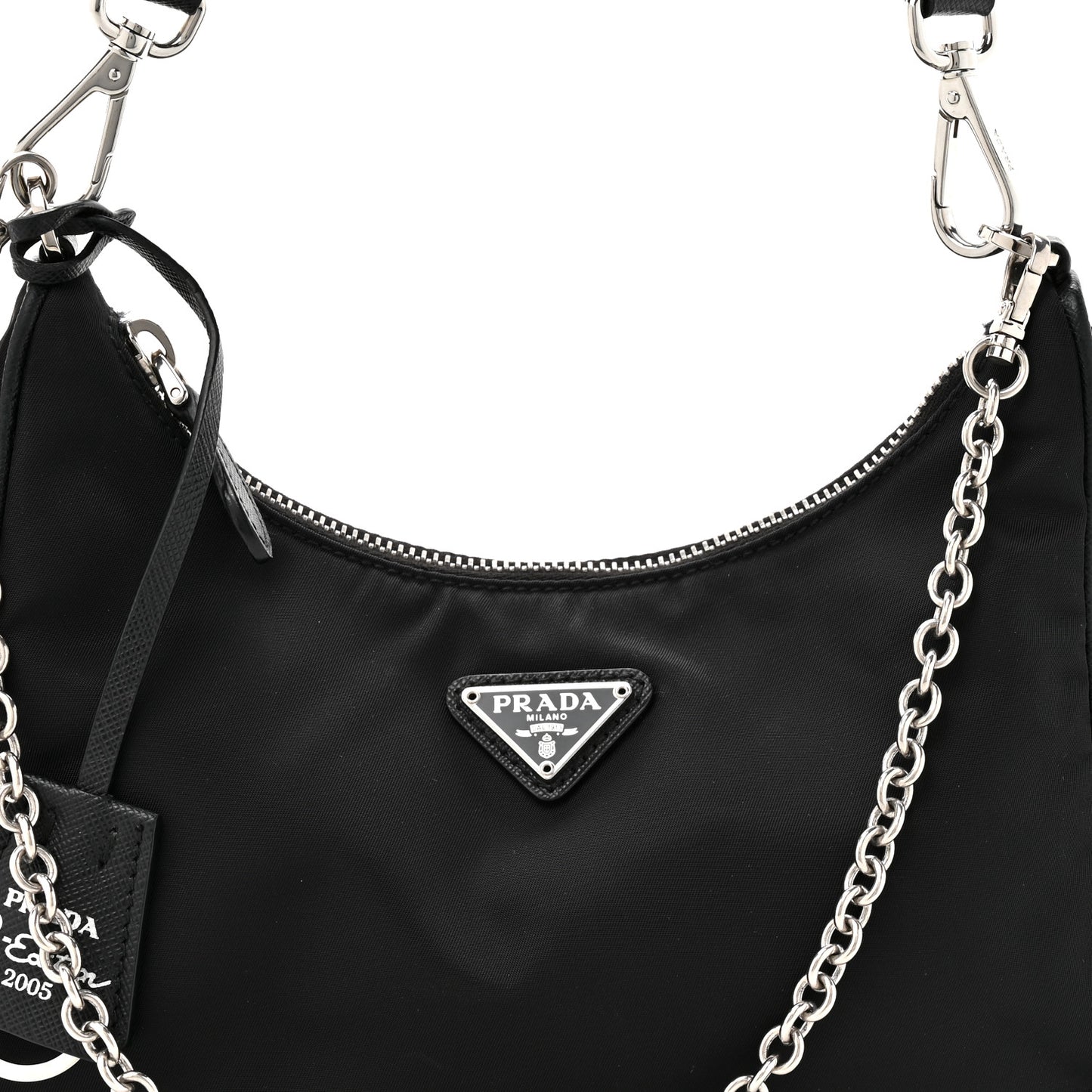 Nylon Re-Edition 2005 Shoulder Bag Black