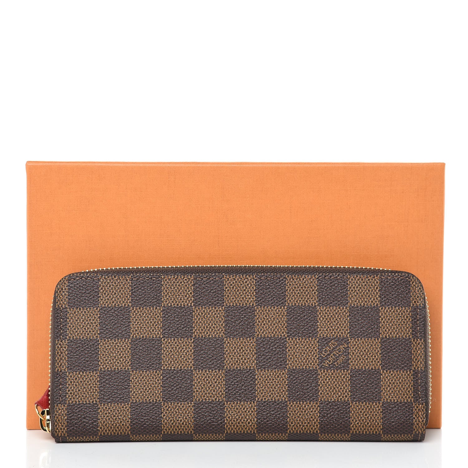 Louis Vuitton Damier Ebene Clemence Wallet Cherry 10 of 10