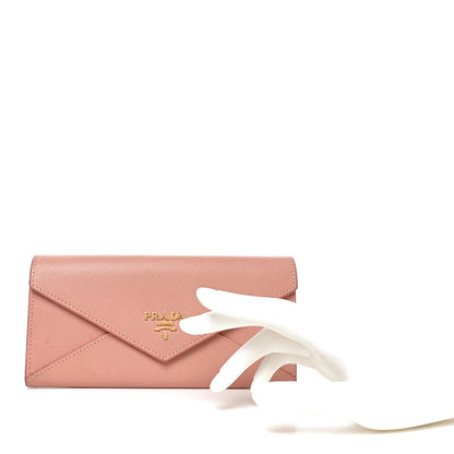 Prada Saffiano Envelope Wallet Orchidea 2 of 6