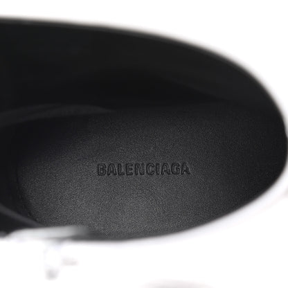 Balenciaga Sheepskin Typo Ankle Booties 38.5 White 8 of 10