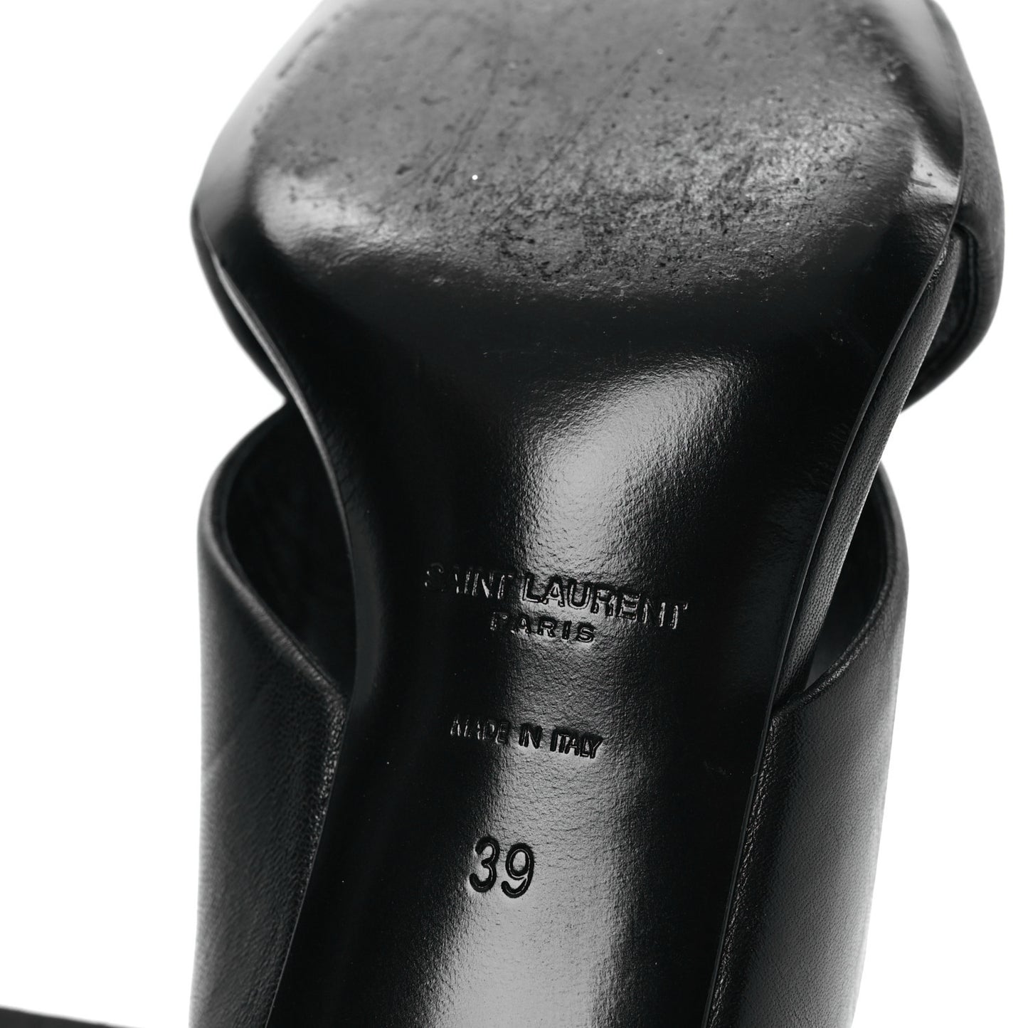 Calfskin LouLou 70 Mules 39 Black