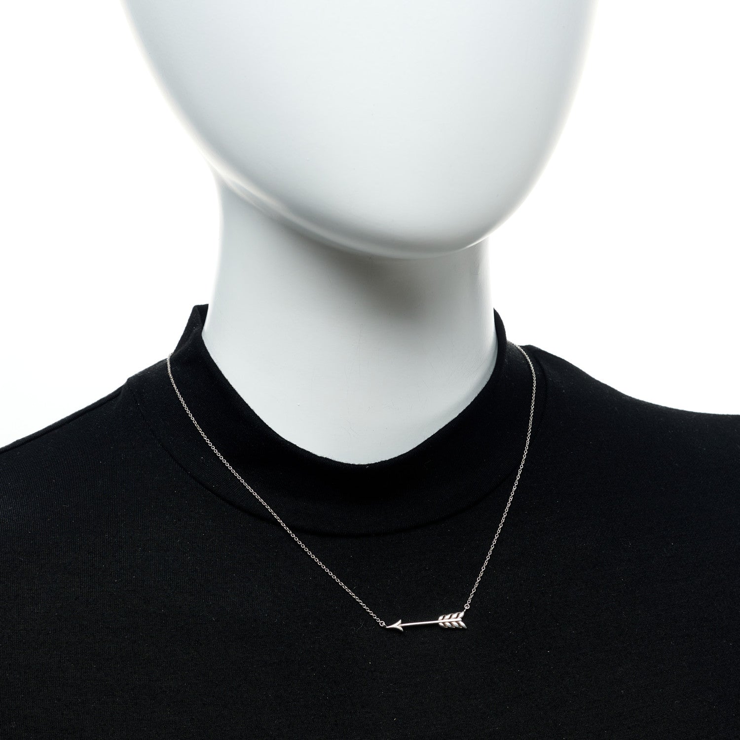 Tiffany Sterling Silver Paloma's Graffiti Arrow Pendant Necklace 2 of 5
