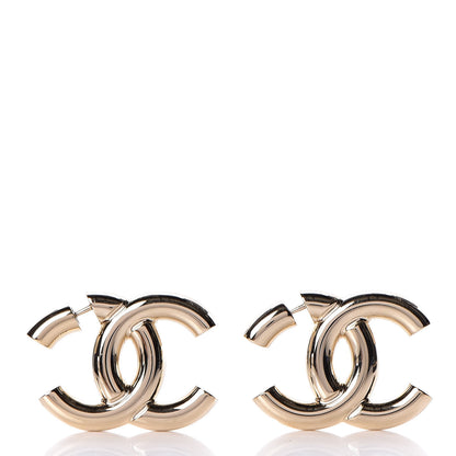 Chanel Metal CC Earrings Gold 1 of 5