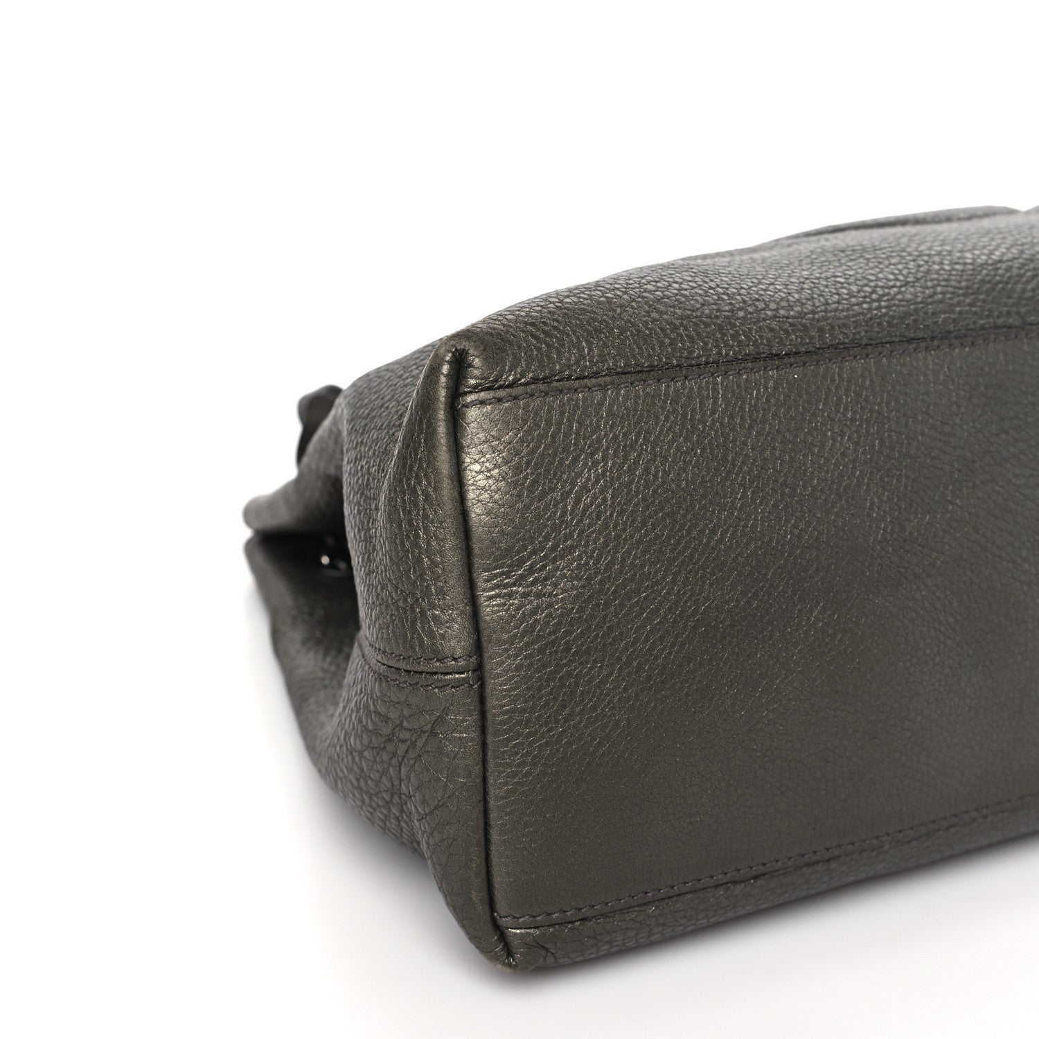 Gucci Metallic Pebbled Calfskin Medium Soho Chain Shoulder Bag Sasso 8 of 12