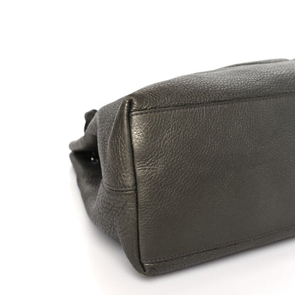 Gucci Metallic Pebbled Calfskin Medium Soho Chain Shoulder Bag Sasso 8 of 12