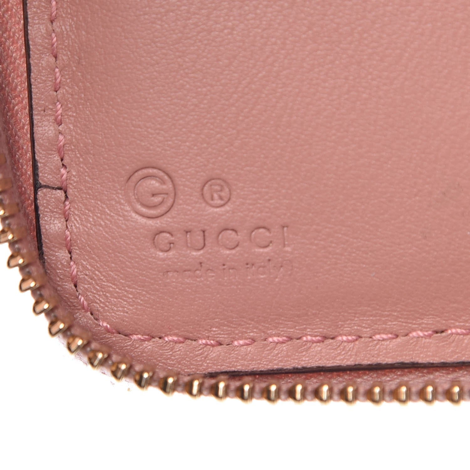 Gucci Soft Microguccissima Zip Around Organizer Wallet Soft Pink 6 of 8