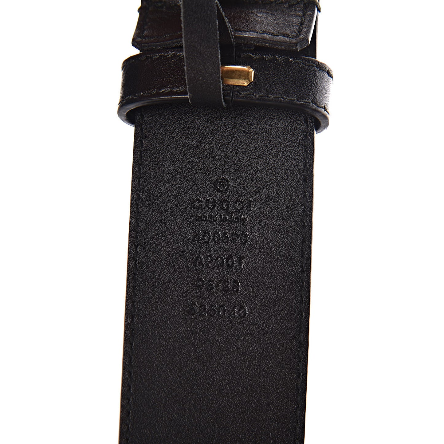 Calfskin Double G 40mm Belt 95 38 Black