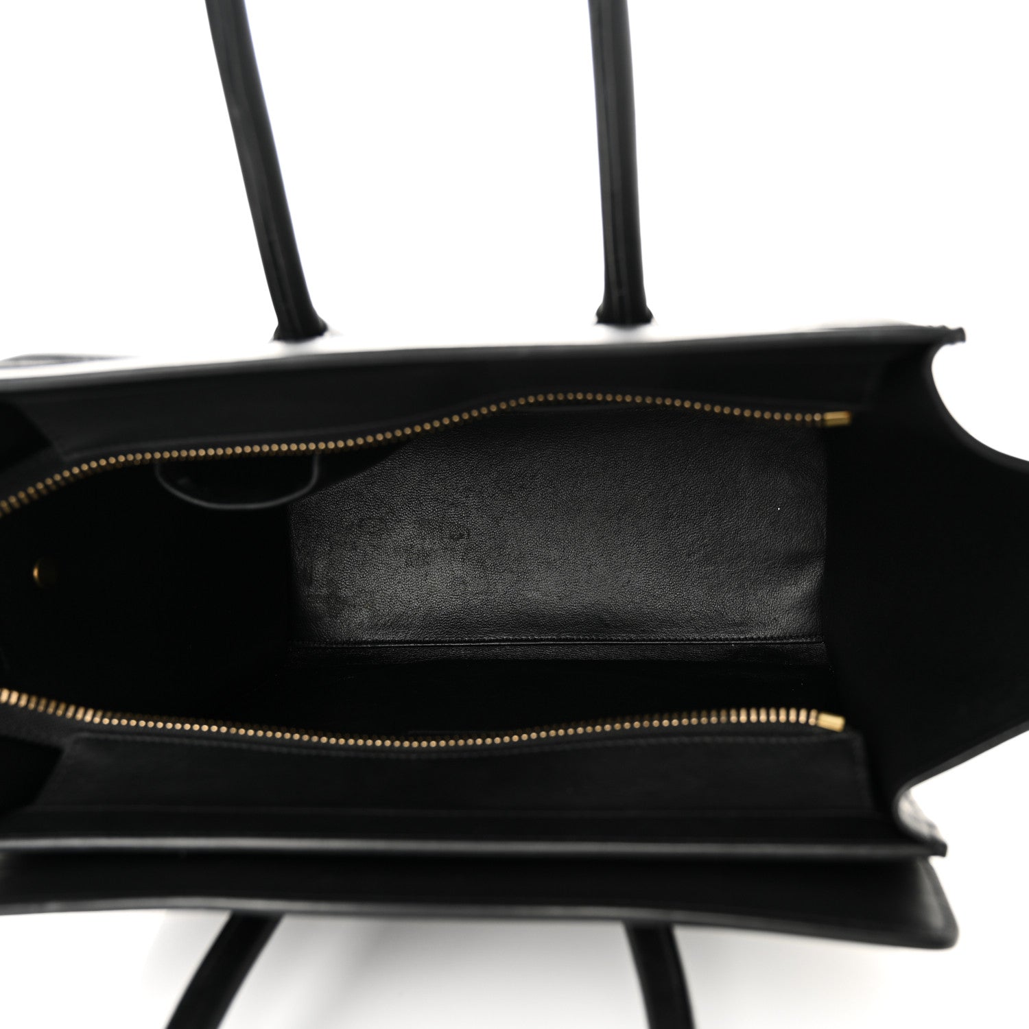 Celine Smooth Calfskin Micro Luggage Black 4 of 8