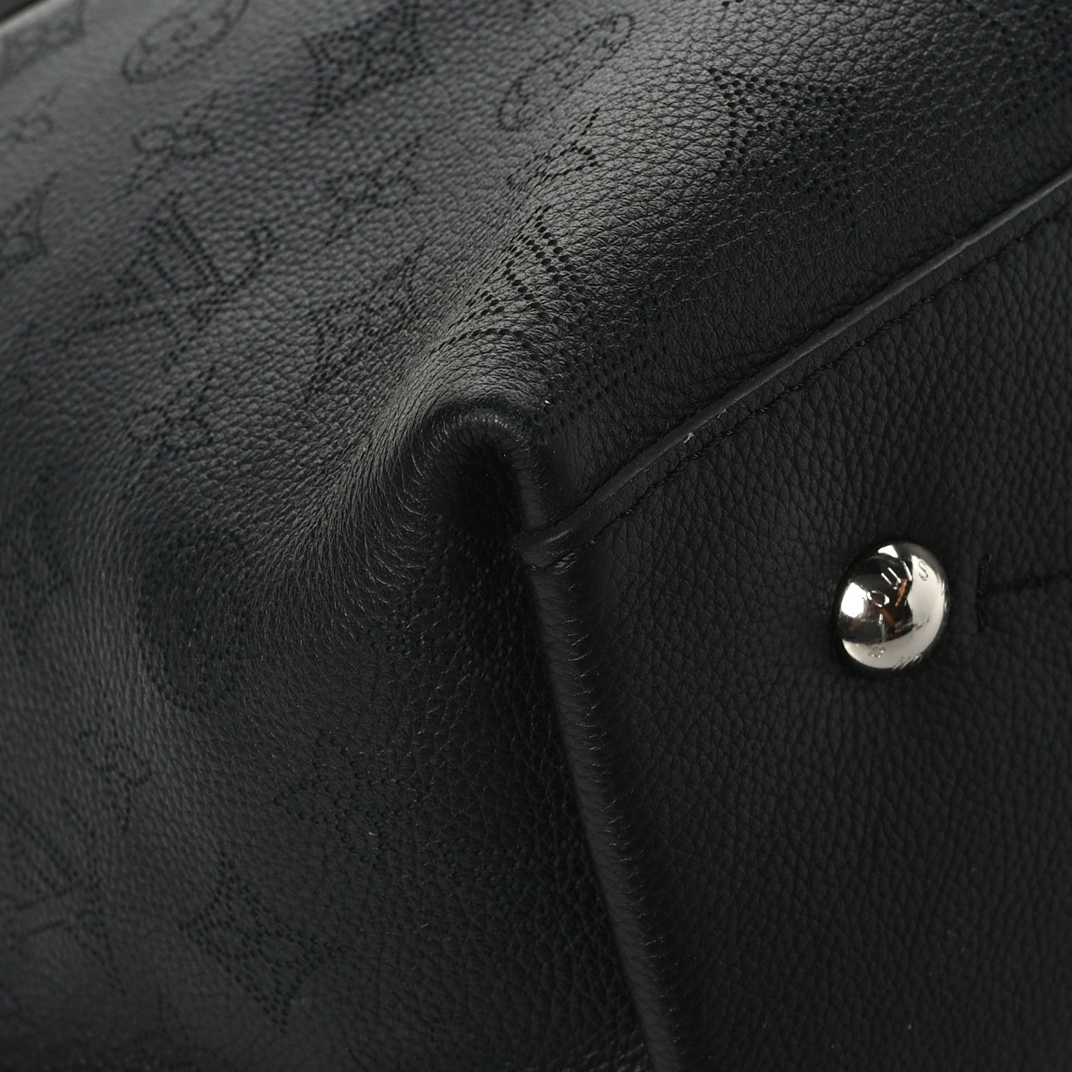 Louis Vuitton Mahina Carmel Hobo Black 9 of 11