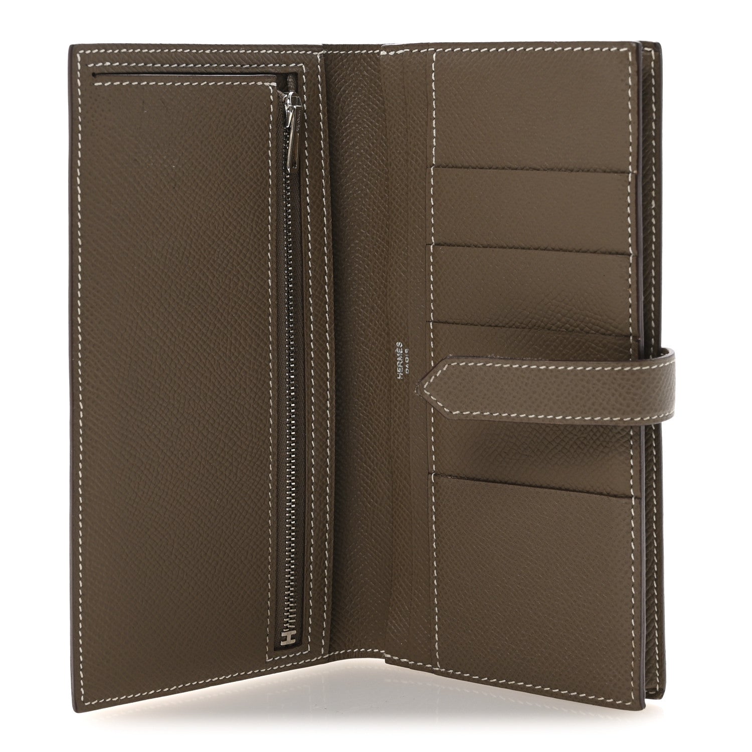 Hermes Epsom Bearn Gusset Wallet Etoupe 5 of 6