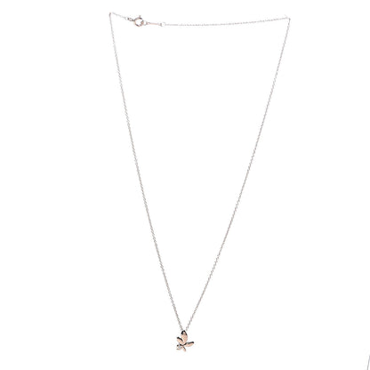 Tiffany 18K Rose Gold Diamond Paloma Picasso Olive Leaf Pendant Necklace 3 of 6