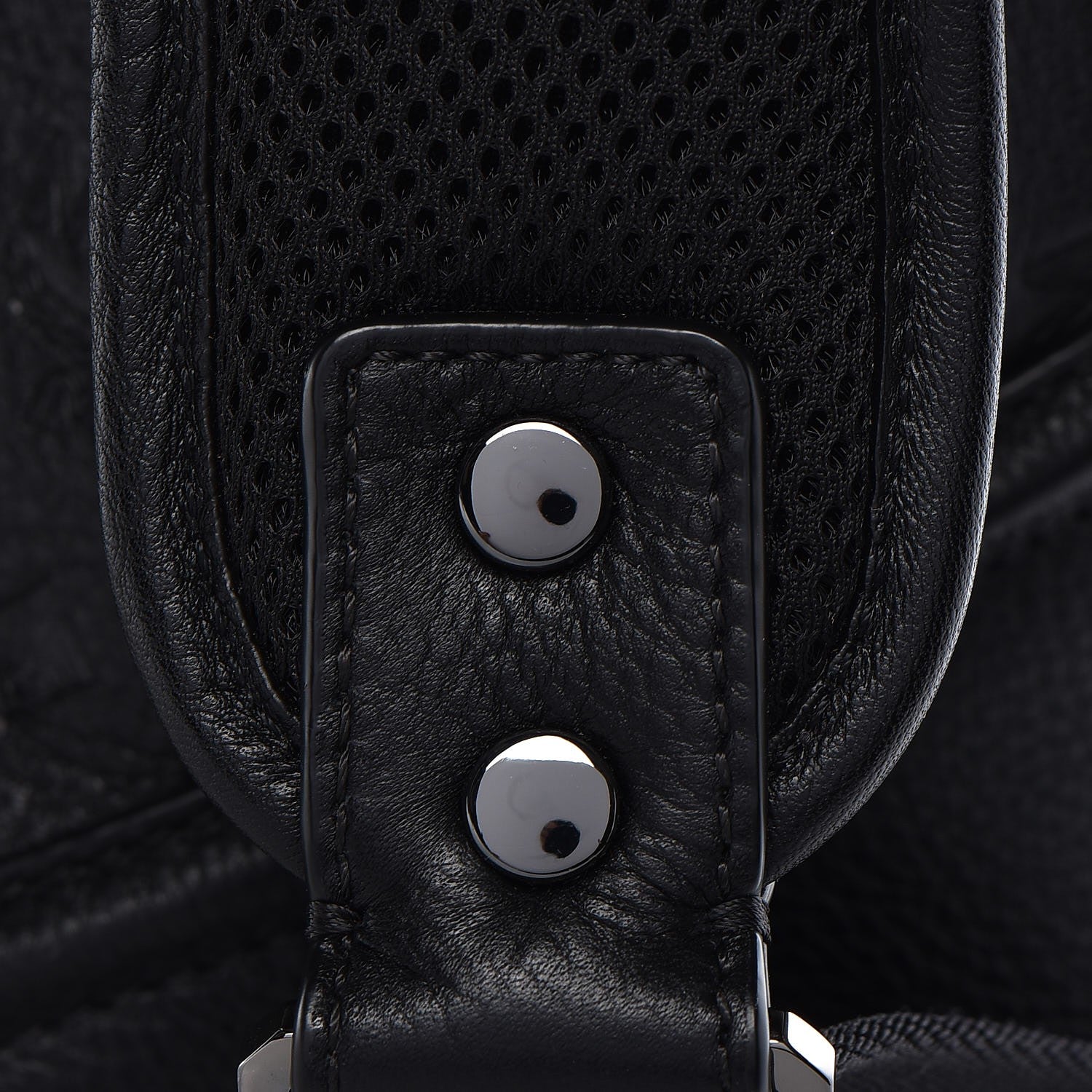 MCM Calfskin Ottomar Monogram Duke Backpack Black 13 of 17