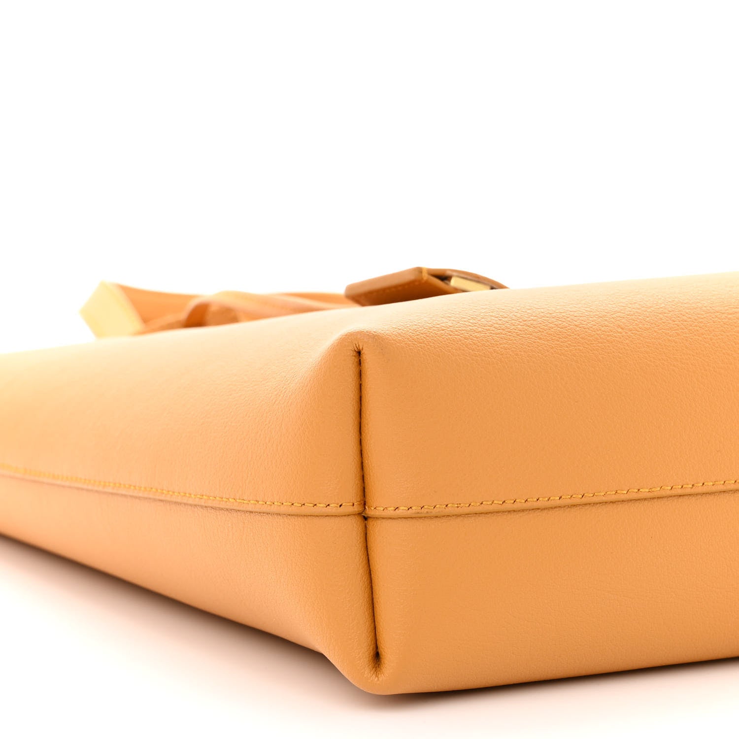 Saint Laurent Calfskin Toy Shopping Tote Cheddar 8 of 9