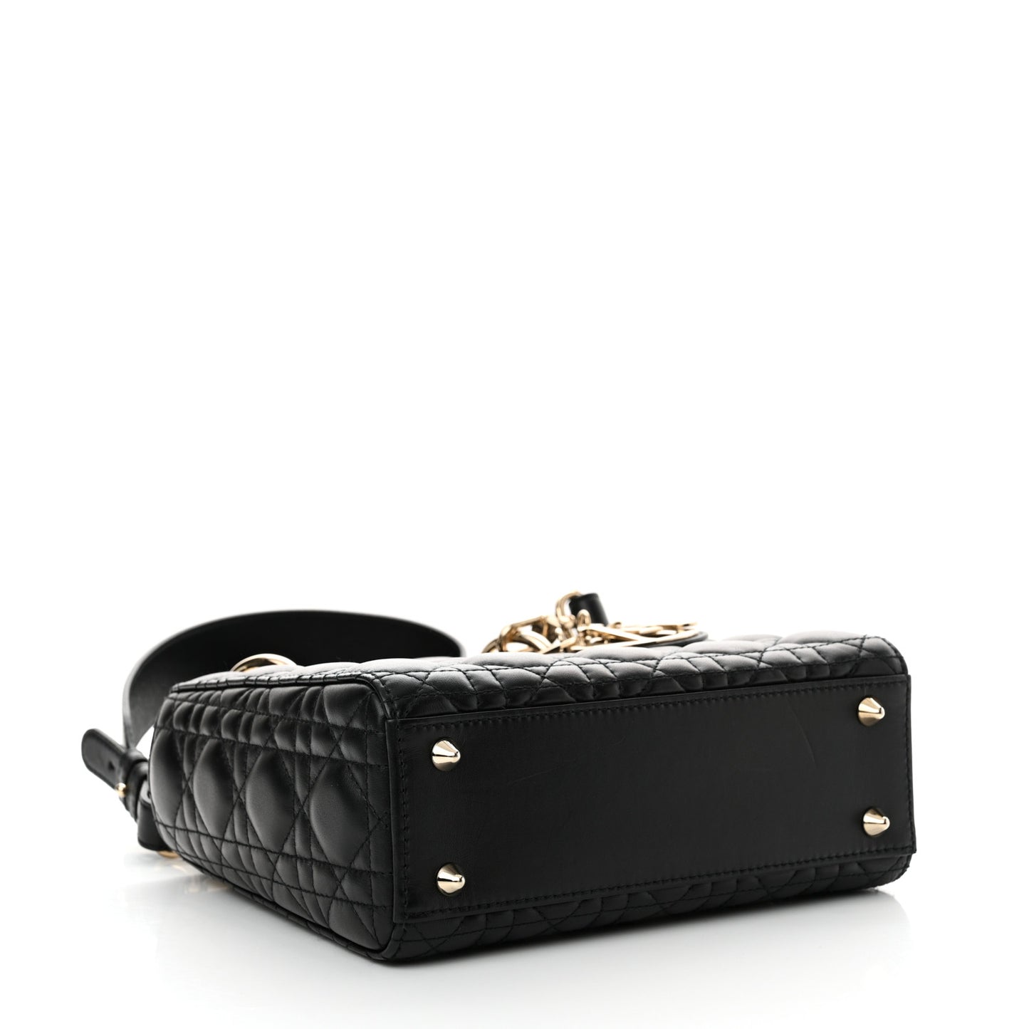 Lambskin Cannage Small My ABCDior Lady Dior Black