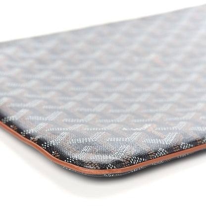 Goyard Goyardine Senat Pochette MM Black Gold 7 of 9