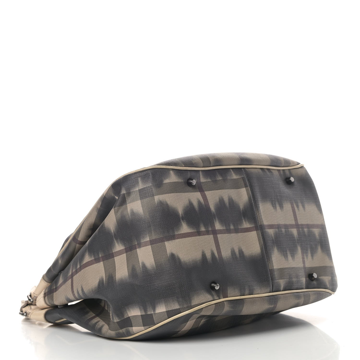 Burberry Smoked Check Hobo Black 4 of 14