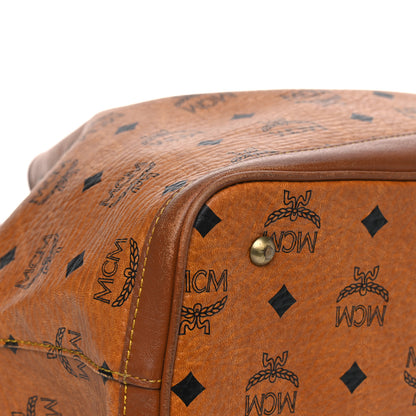 MCM Visetos Drawstring Bucket Bag Cognac 7 of 20