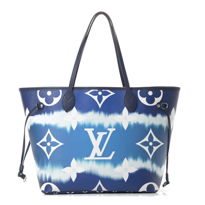 Louis Vuitton Monogram Escale Neverfull MM Blue 1 of 12