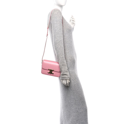 Celine Shiny Calfskin Teen Triomphe Rose 2 of 9