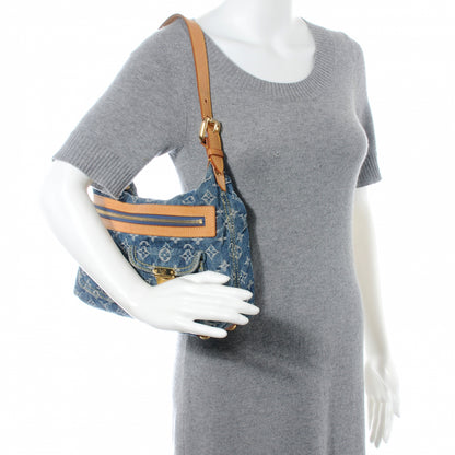 Louis Vuitton Monogram Denim Baggy PM Blue 2 of 7