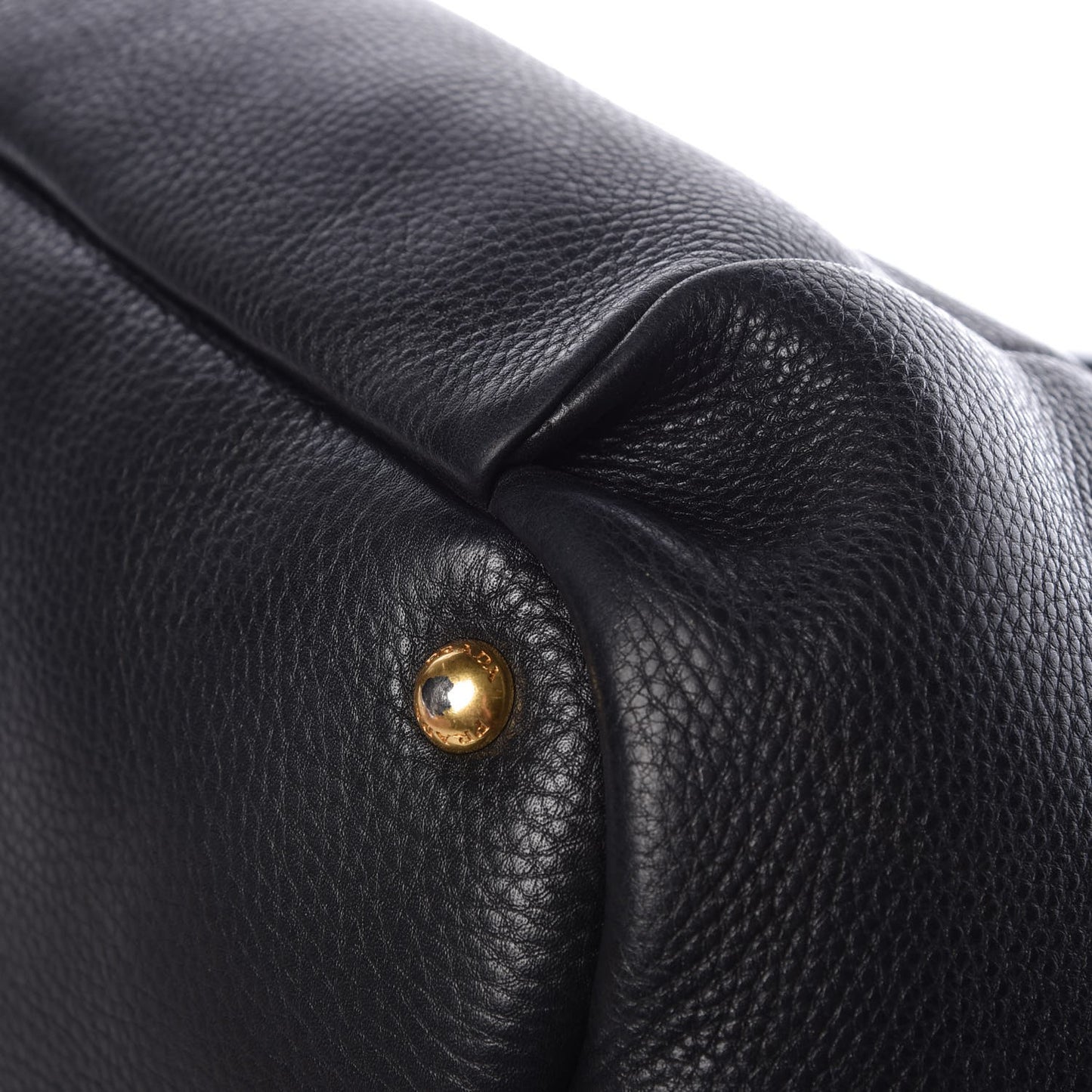 Vitello Daino Tote Black