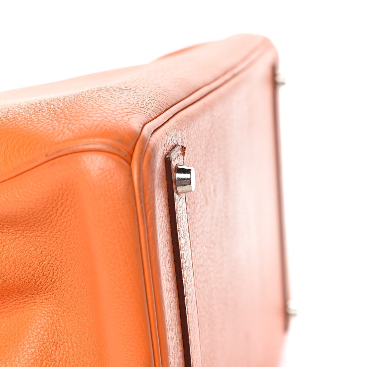 Taurillon Clemence Birkin 40 Orange